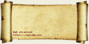 Valentina Peranović vizit kartica